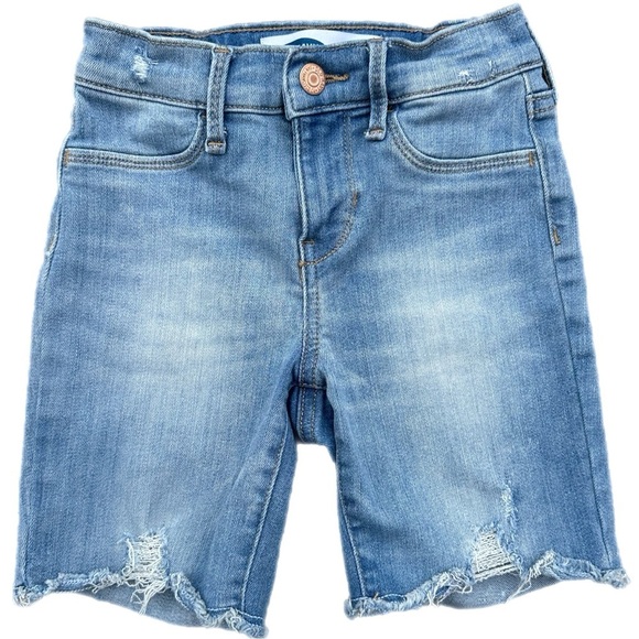Old Navy Girls Ballerina Light Wash Jean  Shorts Size 8 - Picture 3 of 7